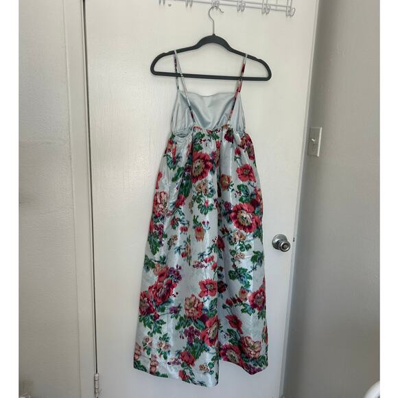 NWT BHLDN Sophia Apron Top Jacquard Midi Dress - Picture 5 of 9